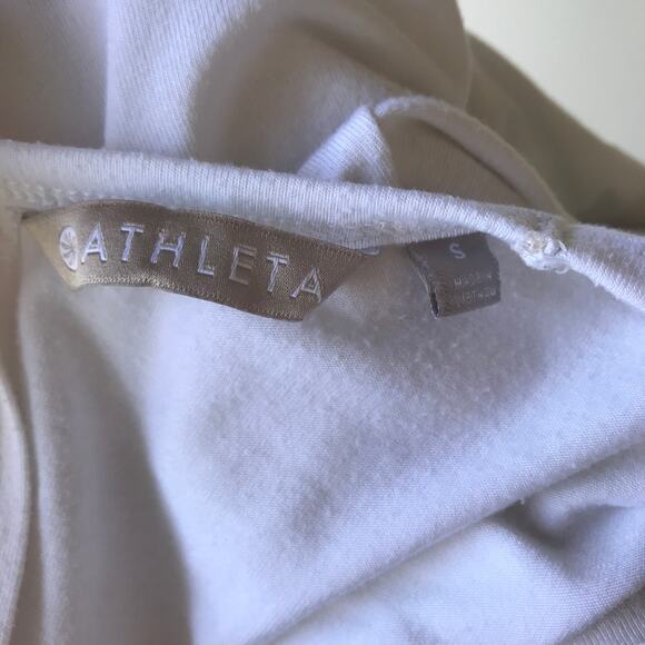 Athleta Cloudlight White Open Back T-Shirt - Picture 9 of 11